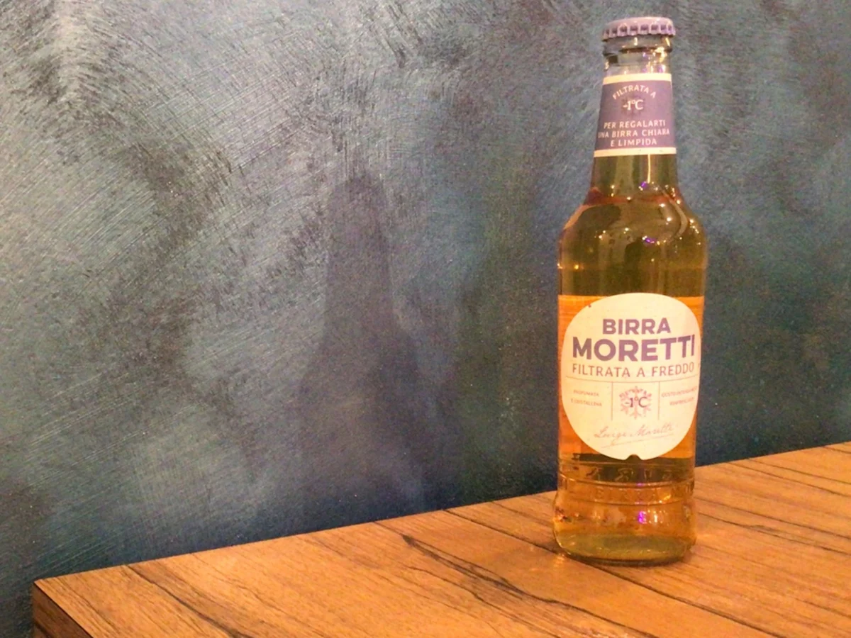 Birra Moretti filtrata a freddo 33cl